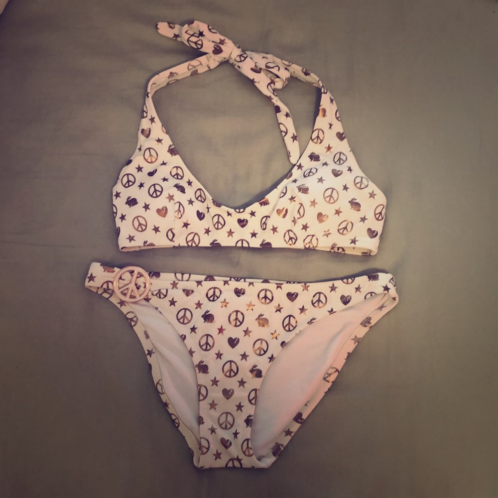 White Patterned Bikini Set - Victoria’s Secret
